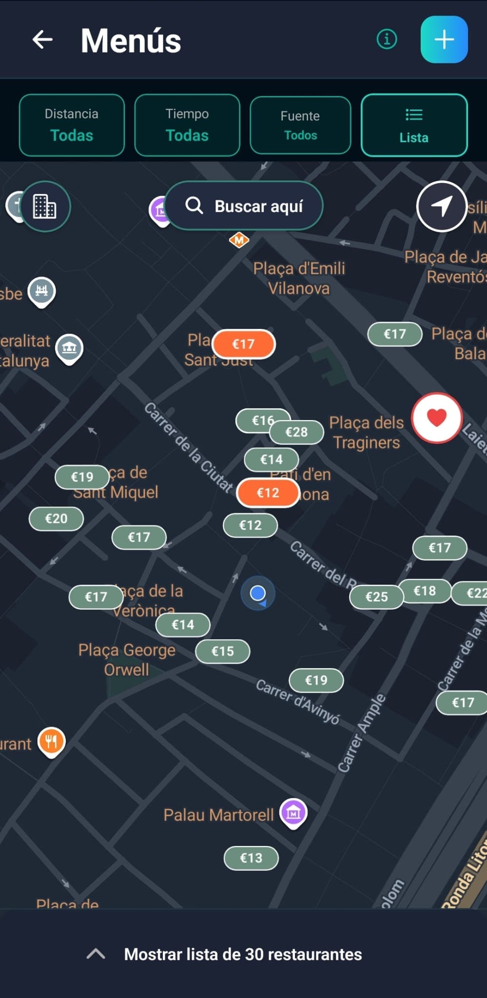 Menús cerca de ti